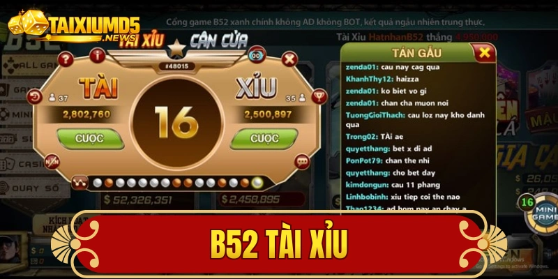 B52 tài xỉu