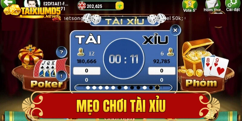 mẹo chơi tài xỉu